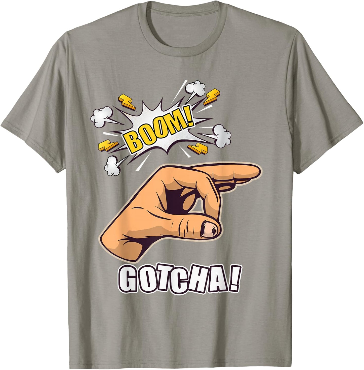 Gotcha Ok Sign Finger Circle Hand Meme T-Shirt - T-Shirt | Sand