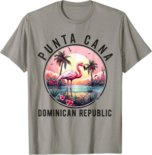 Punta Cana 2025 Family Vacation Matching Dominican Republic T-Shirt - T-Shirt | Sand