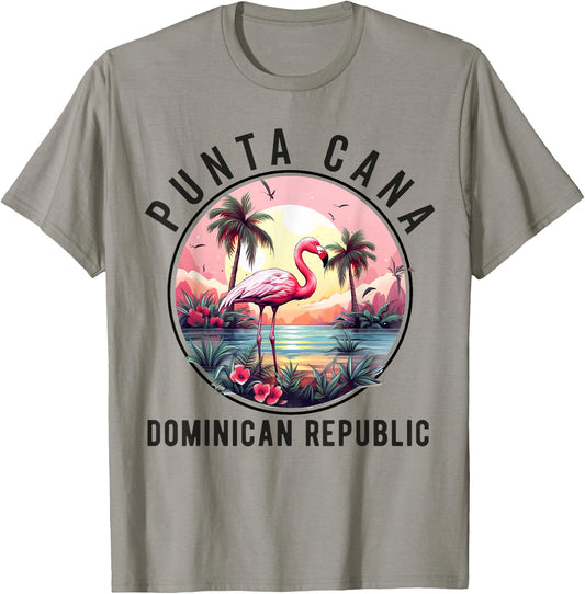 Punta Cana 2025 Family Vacation Matching Dominican Republic T-Shirt - T-Shirt | Sand