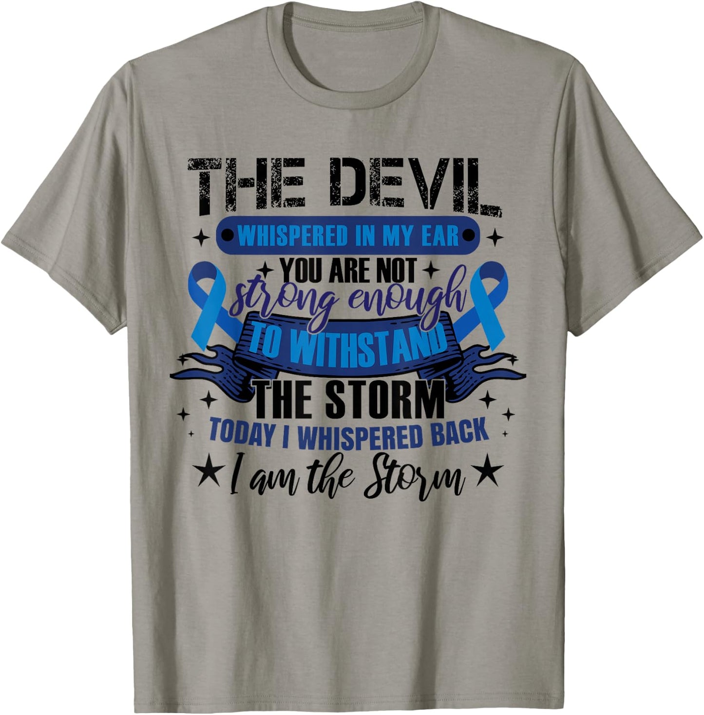 Colon Cancer Fighter T-Shirt - T-Shirt | Sand