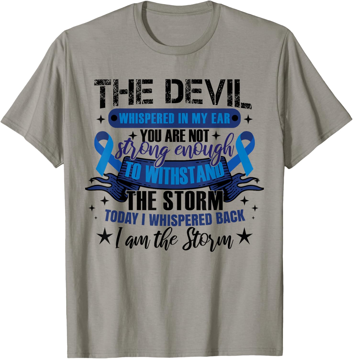 Colon Cancer Fighter T-Shirt - T-Shirt | Sand