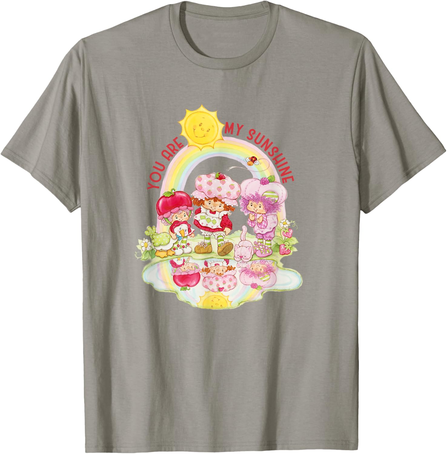 Strawberry Shortcake Group Shot You are My Sunshine T-Shirt - T-Shirt | Sand