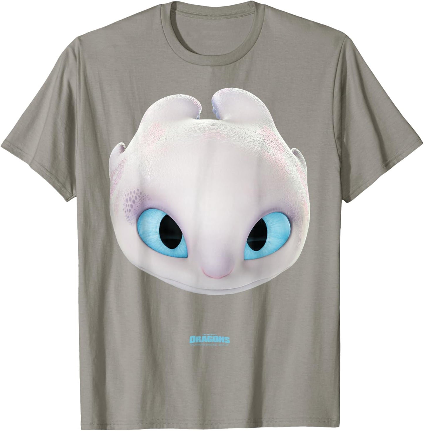 DreamWorks Dragons Light Fury Big Face Costume 3D T-Shirt - T-Shirt | Sand