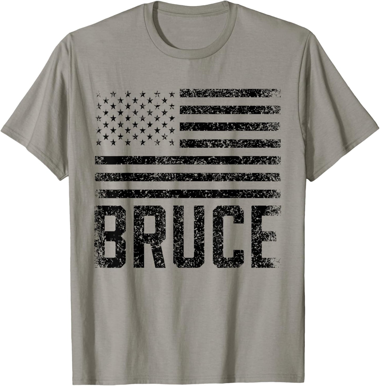 Bruce Birthday Forename Name Personalized USA T-Shirt - T-Shirt | Sand