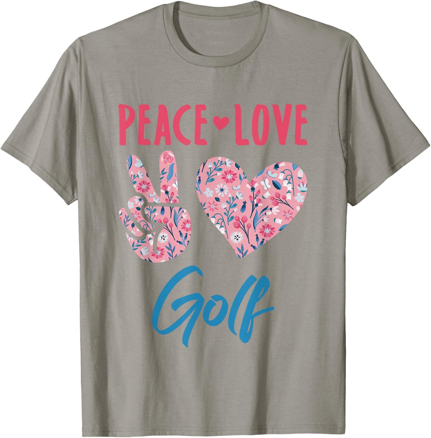 Peace Love Golf T-Shirt - T-Shirt | Sand