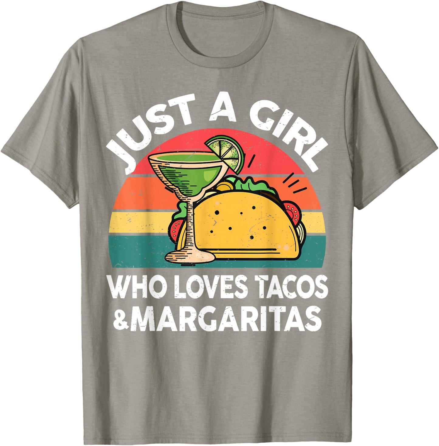 Girl Love Tacos Margarita Shirt Cinco De Mayo Mexican Women T-Shirt - T-Shirt | Sand