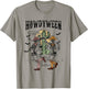 Howdy Retro Desert Dancing Skeleton Cowboy Boots Hat Western T-Shirt - T-Shirt | Sand