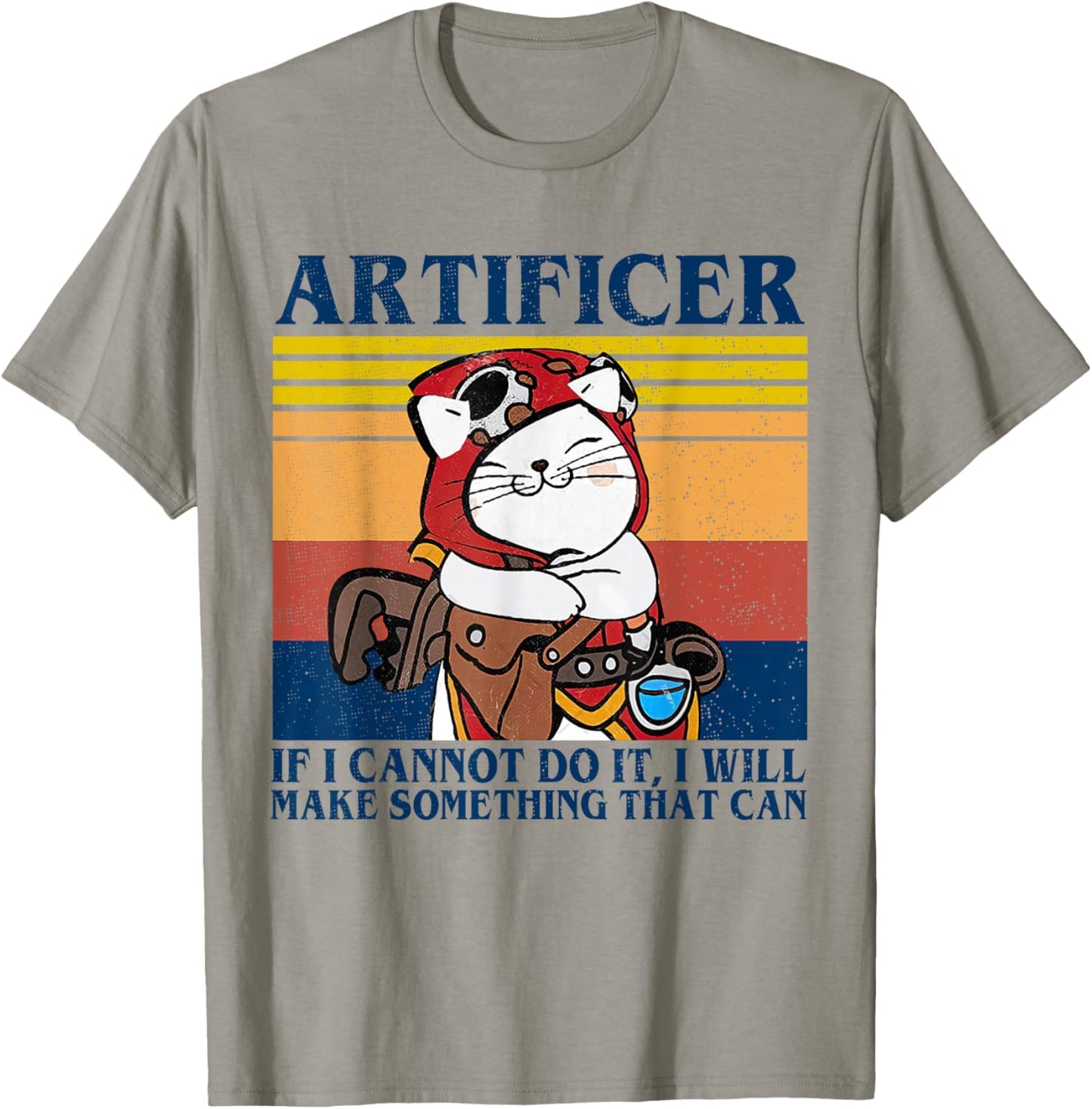 Roleplaying Dice Gamer Dragon Artificer Make Something Can T-Shirt - T-Shirt | Sand