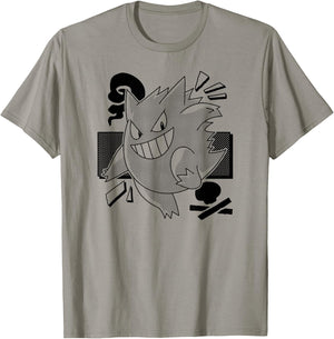 Pokémon - Gengar Manga T-Shirt - T-Shirt | Sand