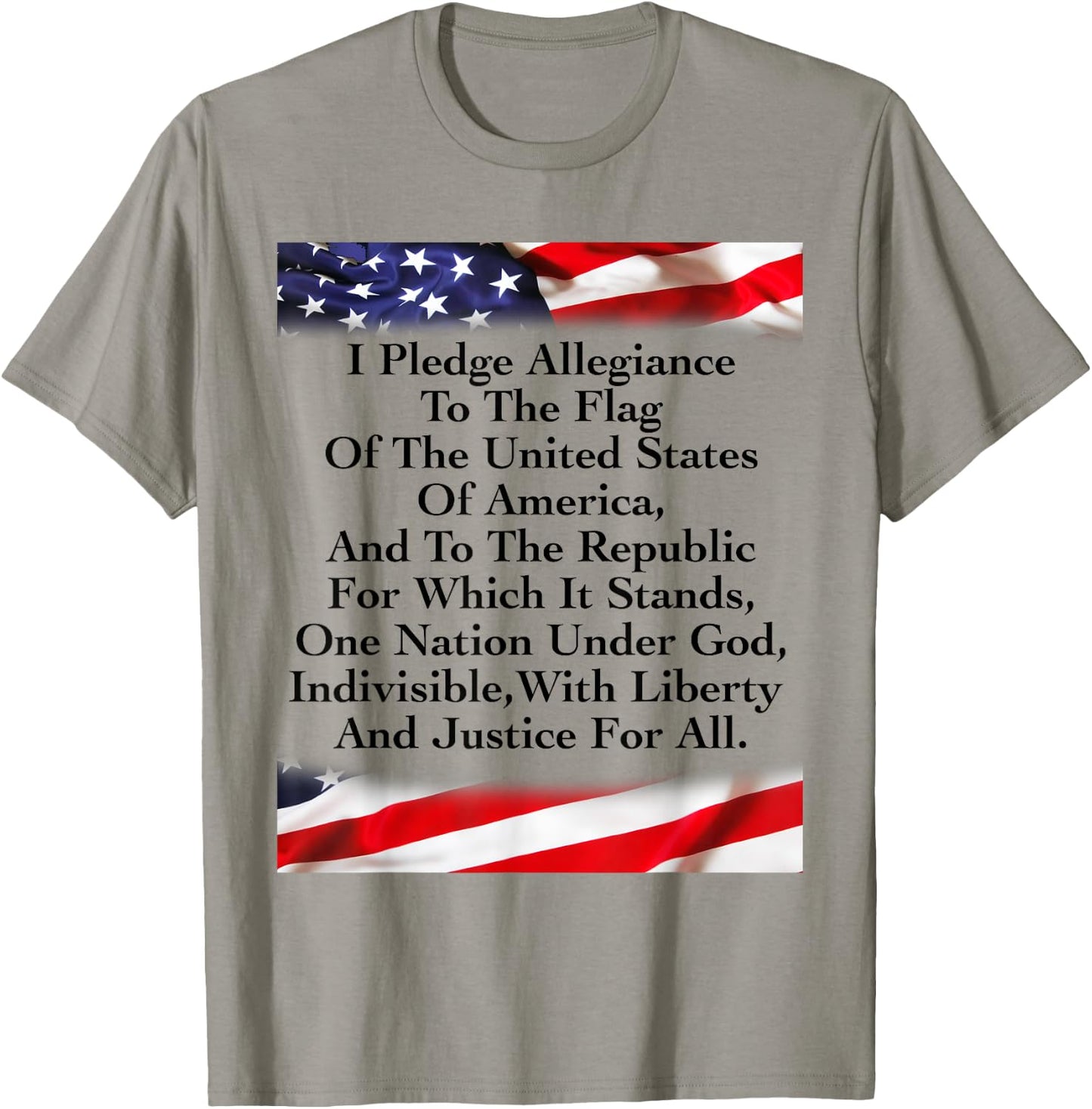 The Pledge of Allegiance To Affirm The Values & Freedoms T-Shirt - T-Shirt | Sand