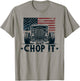 Hot Rod Mechanic, Just Chop It Vintage Patriotic Rat Rod Car T-Shirt - T-Shirt | Sand