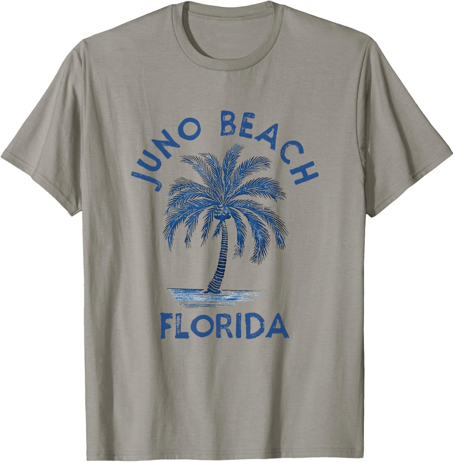 Vintage Juno Beach Florida Palm Tree FL Retro T-Shirt - T-Shirt | Sand