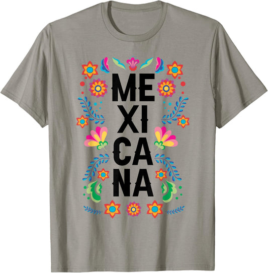 Mexicana Girl Mexican Hispanic Heritage Month Mexico Kids T-Shirt - T-Shirt | Sand