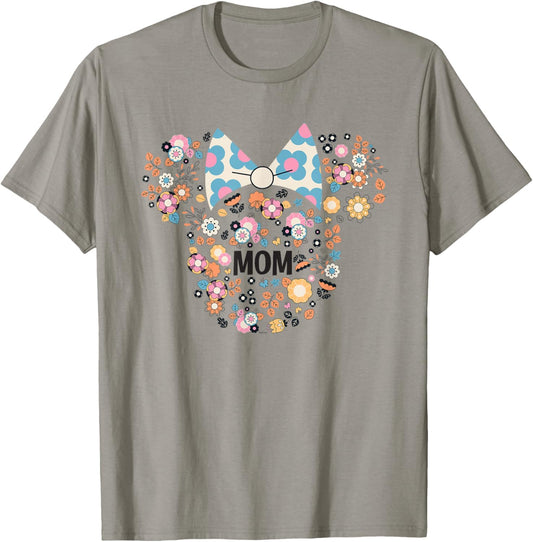 Disney Minnie Mouse Disney Mom Icon Flowers Mother’s Day Small T-Shirt - T-Shirt | Sand