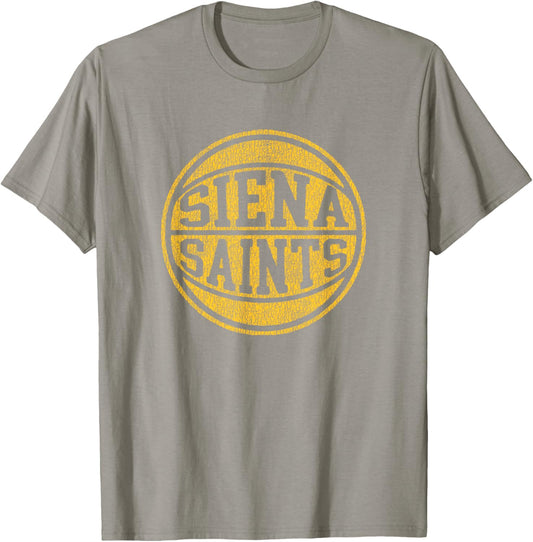 Siena College Distressed Vintage 70s Basketball T-Shirt - T-Shirt | Sand