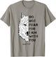 Do Not Fear For I Am With You Bible Verse Polar Wolf T-Shirt - T-Shirt | Sand