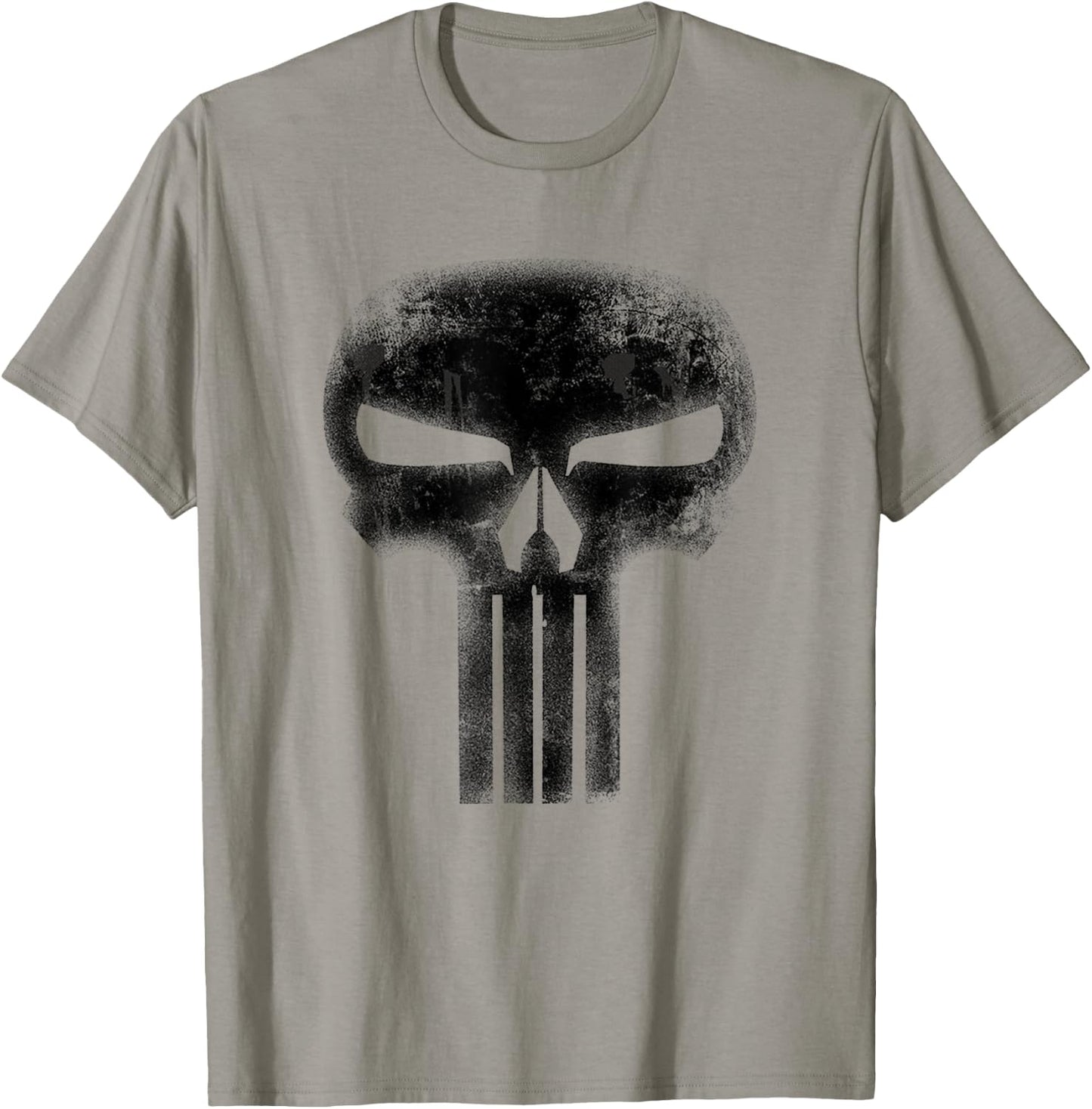 Marvel Comics Retro Classic The Punisher Black Skull Logo T-Shirt - T-Shirt | Sand