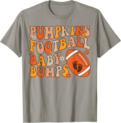 Pumpkins Football Baby Bumps Pregnancy Announcement Fall