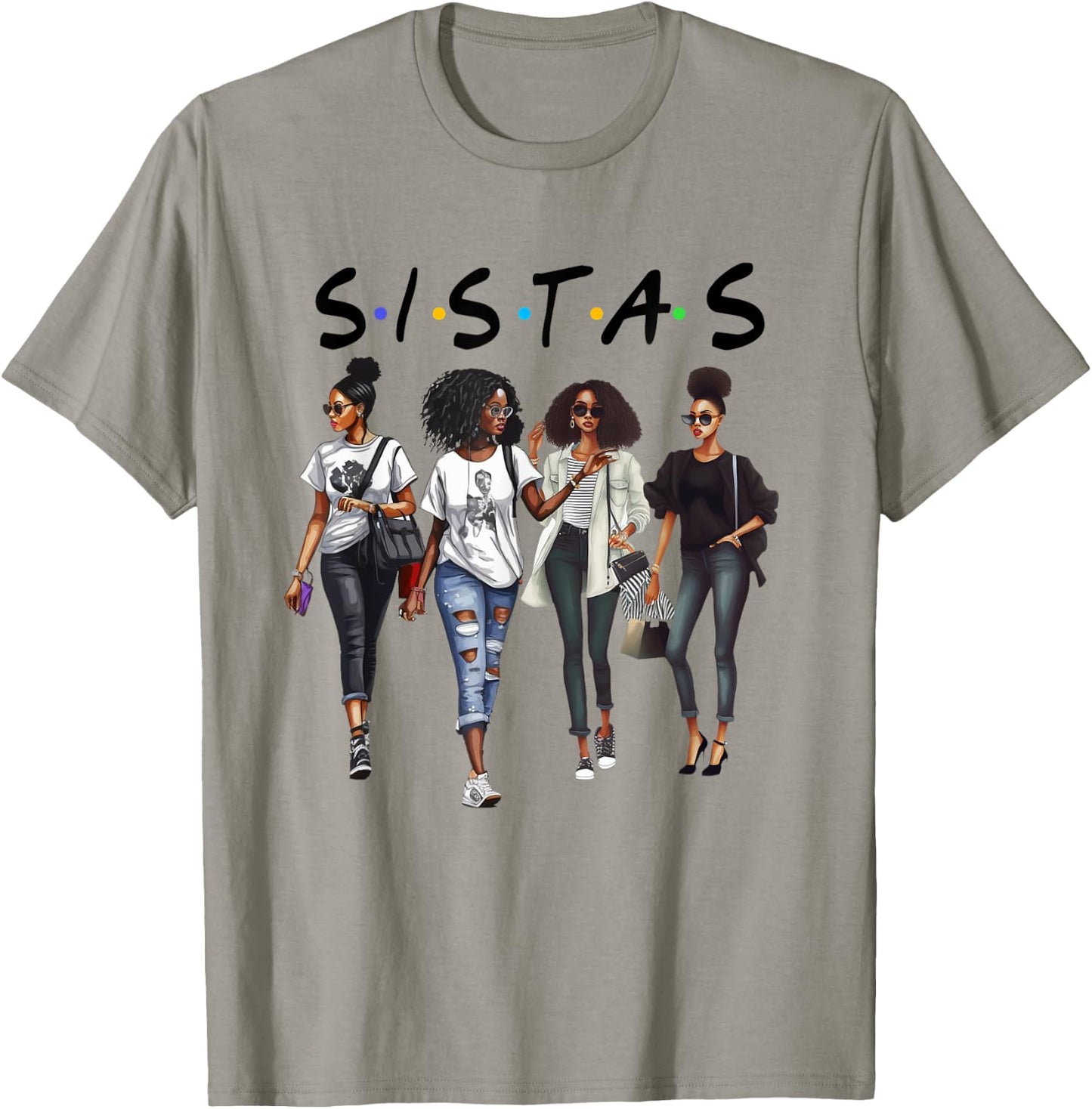 Black Melanin Queen Curly Natural Afro Girl African American T-Shirt - T-Shirt | Sand