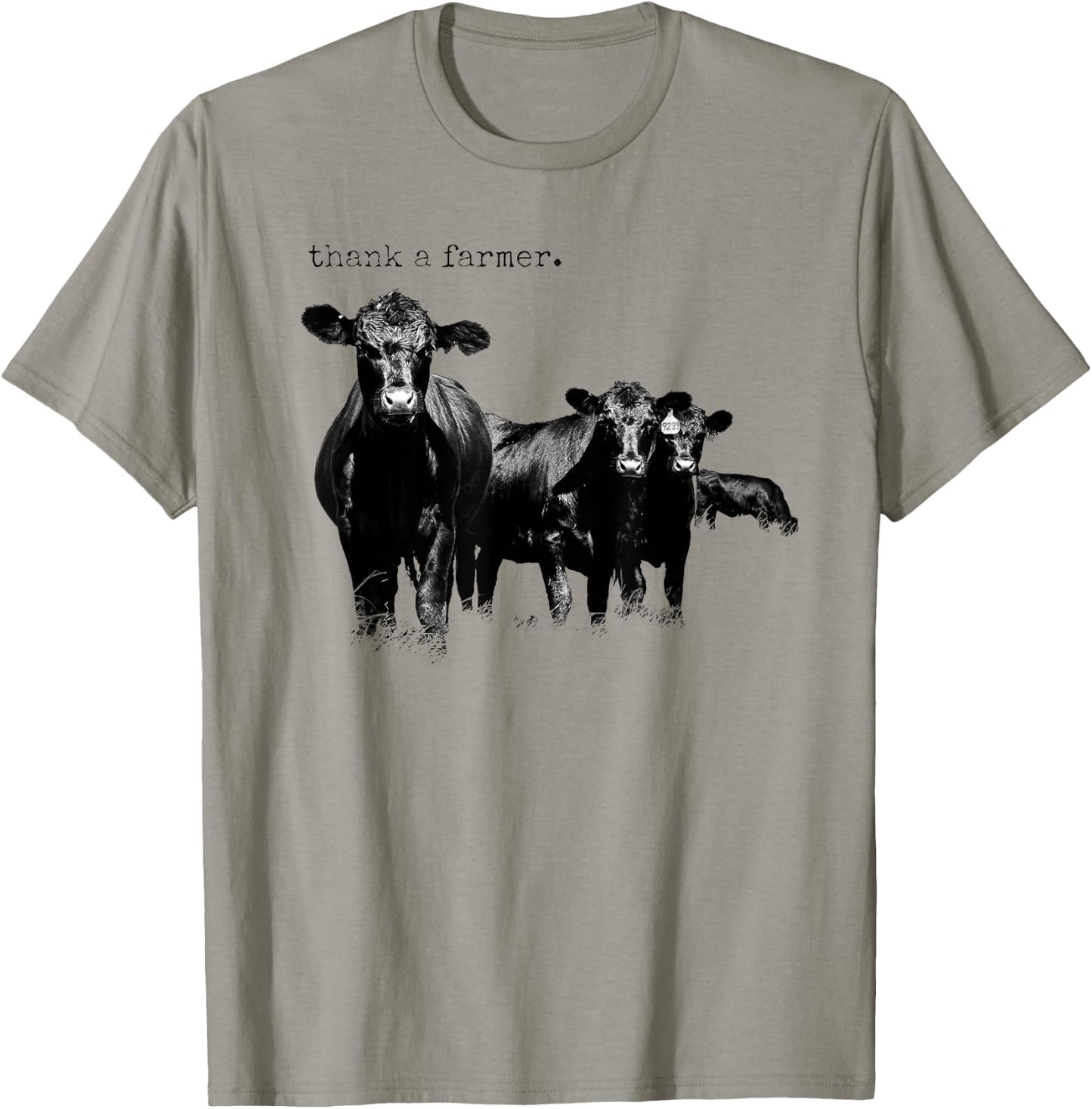 Thank a Farmer T-Shirt - T-Shirt | Sand