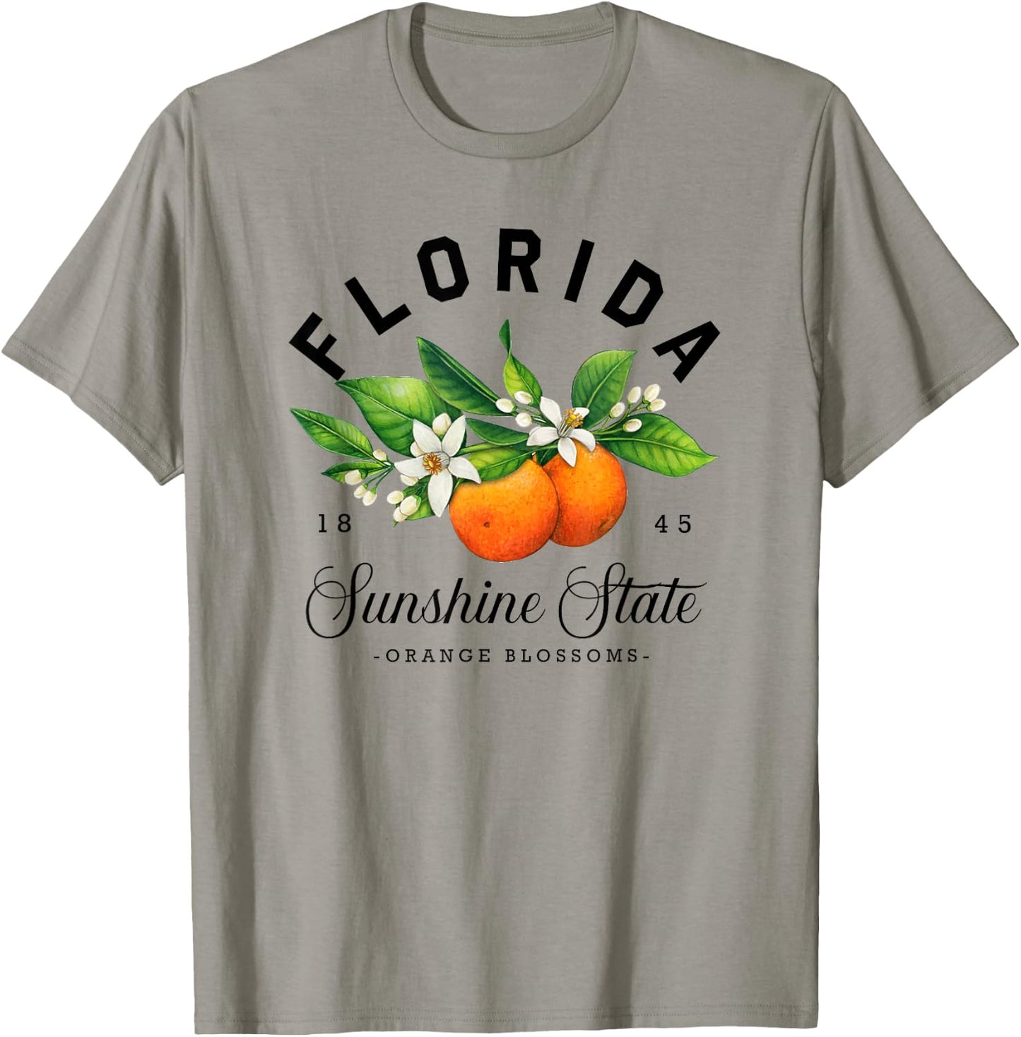 Florida Shirt, Watercolor Orange Blossoms T-Shirt - T-Shirt | Sand