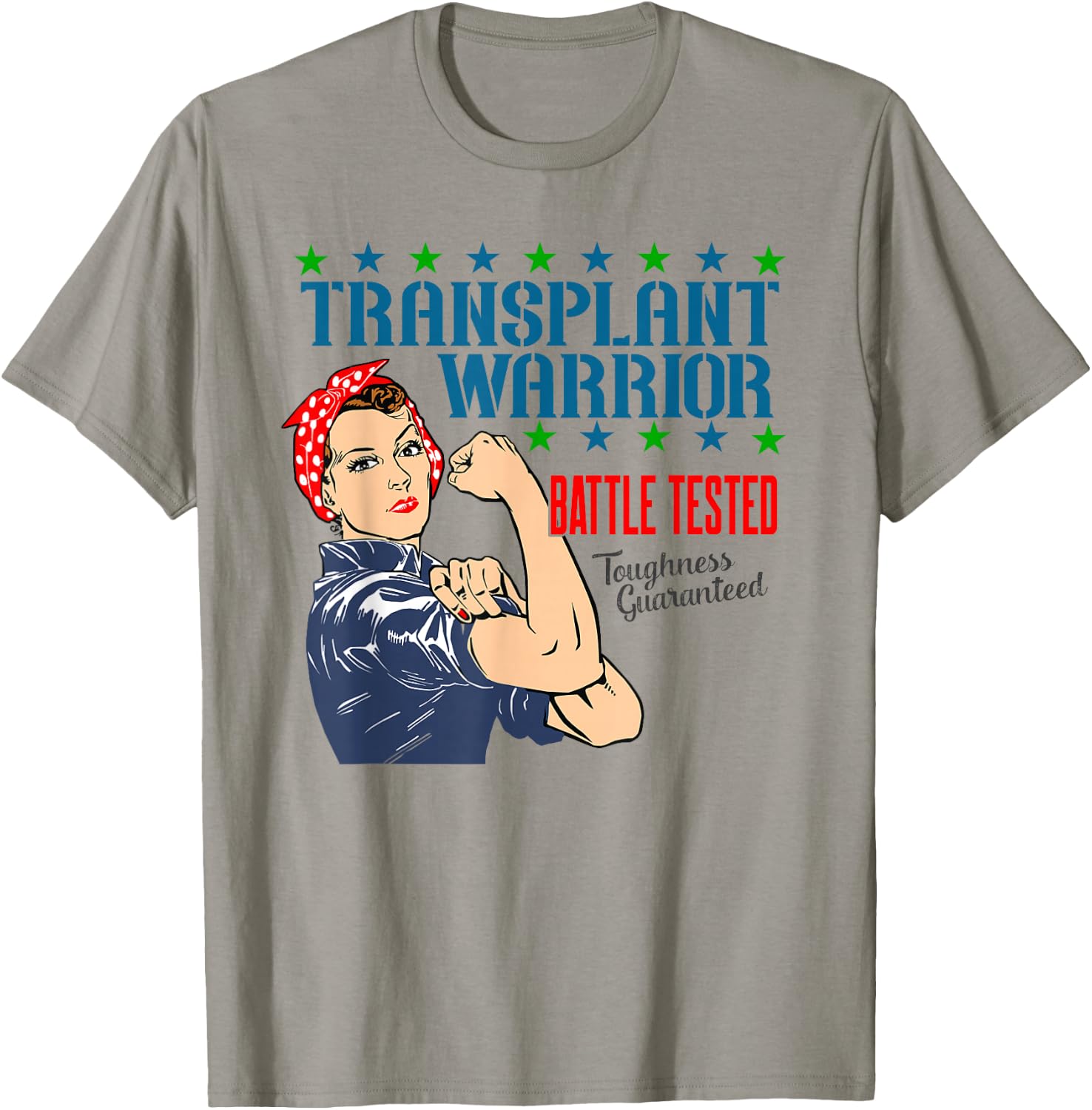Transplant Warrior a Vintage Women's Transplant Recipient T-Shirt - T-Shirt | Sand