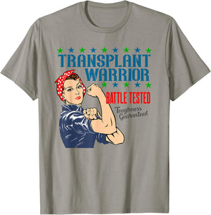 Transplant Warrior a Vintage Women's Transplant Recipient T-Shirt - T-Shirt | Sand