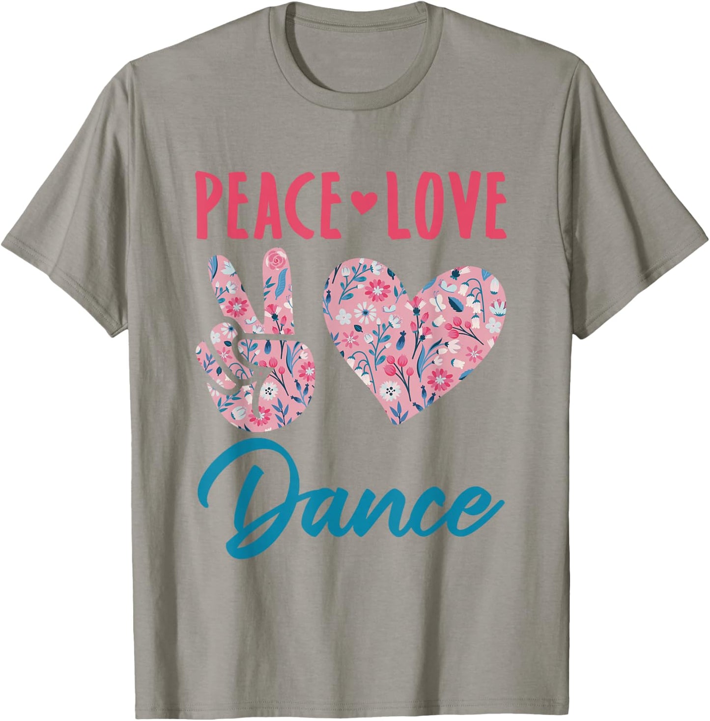 Peace Love Dance Cute Dancing Girls Toddlers T-Shirt - T-Shirt | Sand