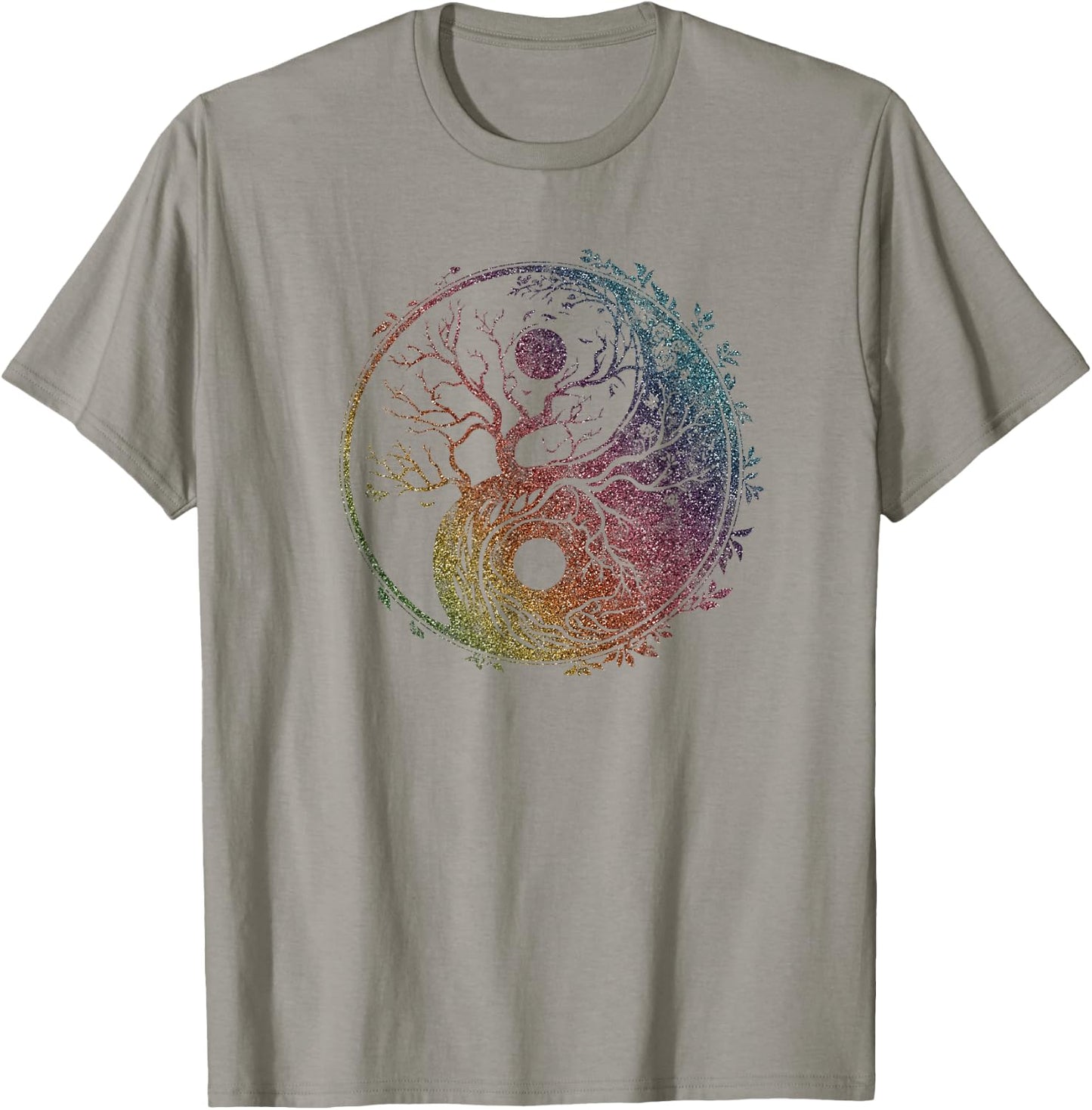 Yin Yang symbol, tree of life, Tai chi, Qigong, yoga, Taoism T-Shirt - T-Shirt | Sand