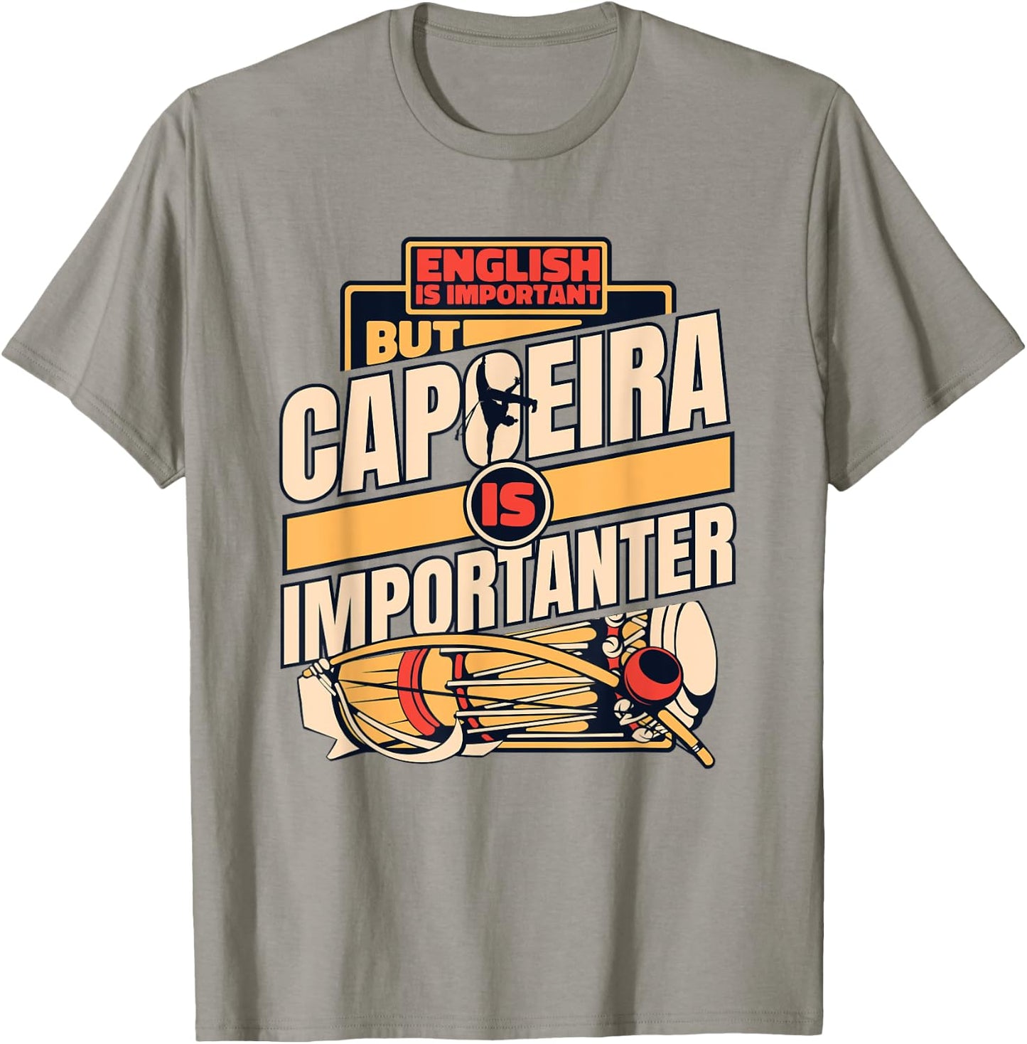 Education Is Important But Capoeira Is Importanter Capoeira T-Shirt - T-Shirt | Sand