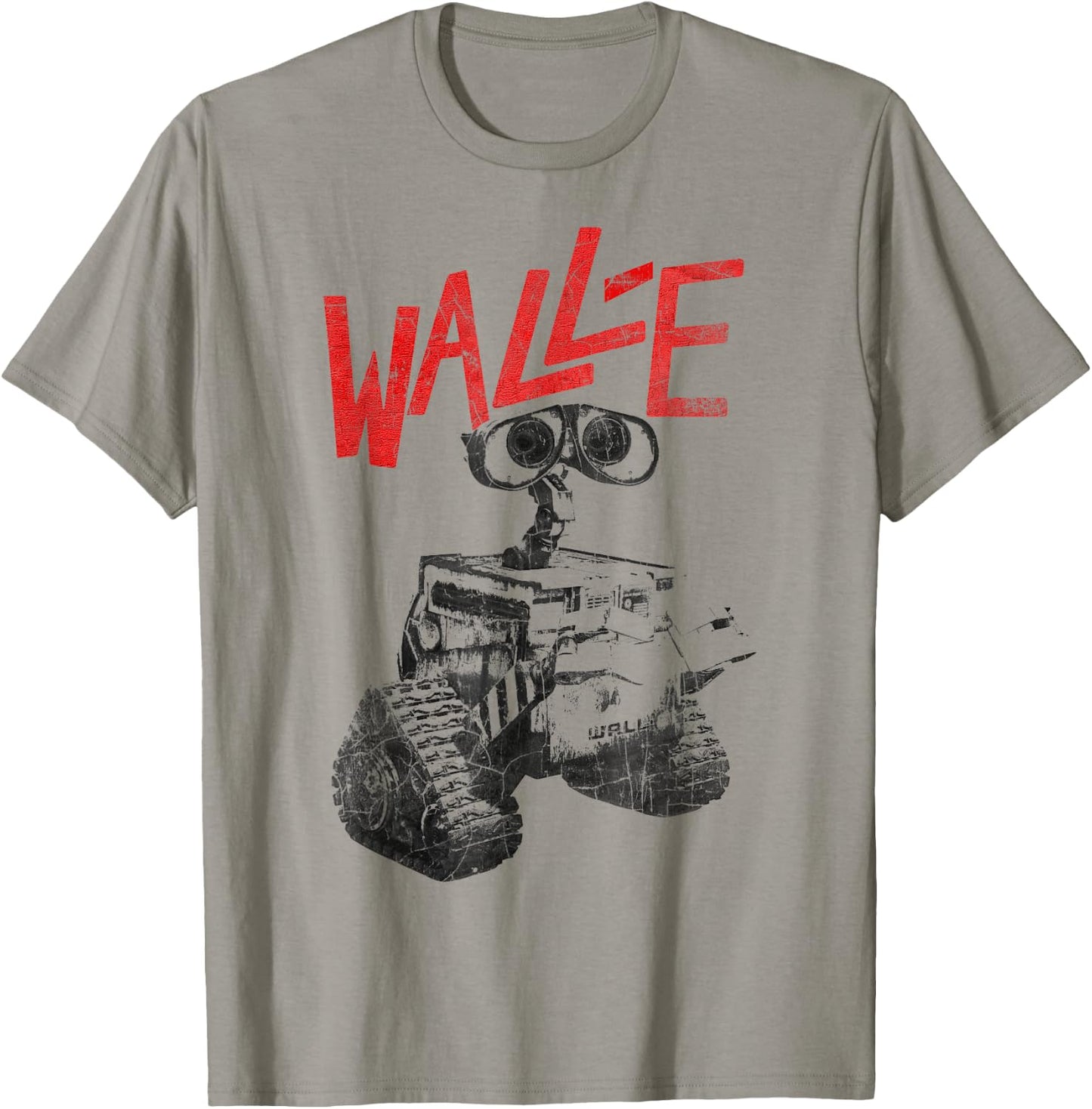 Disney Pixar Wall-E Vintage Grunge Wall-E T-Shirt - T-Shirt | Sand