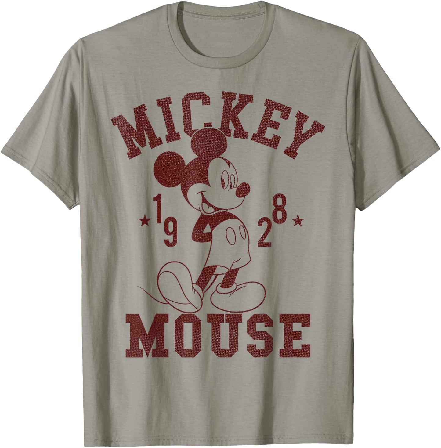 Mickey Mouse 1928 Maroon Portrait T-Shirt - T-Shirt | Sand
