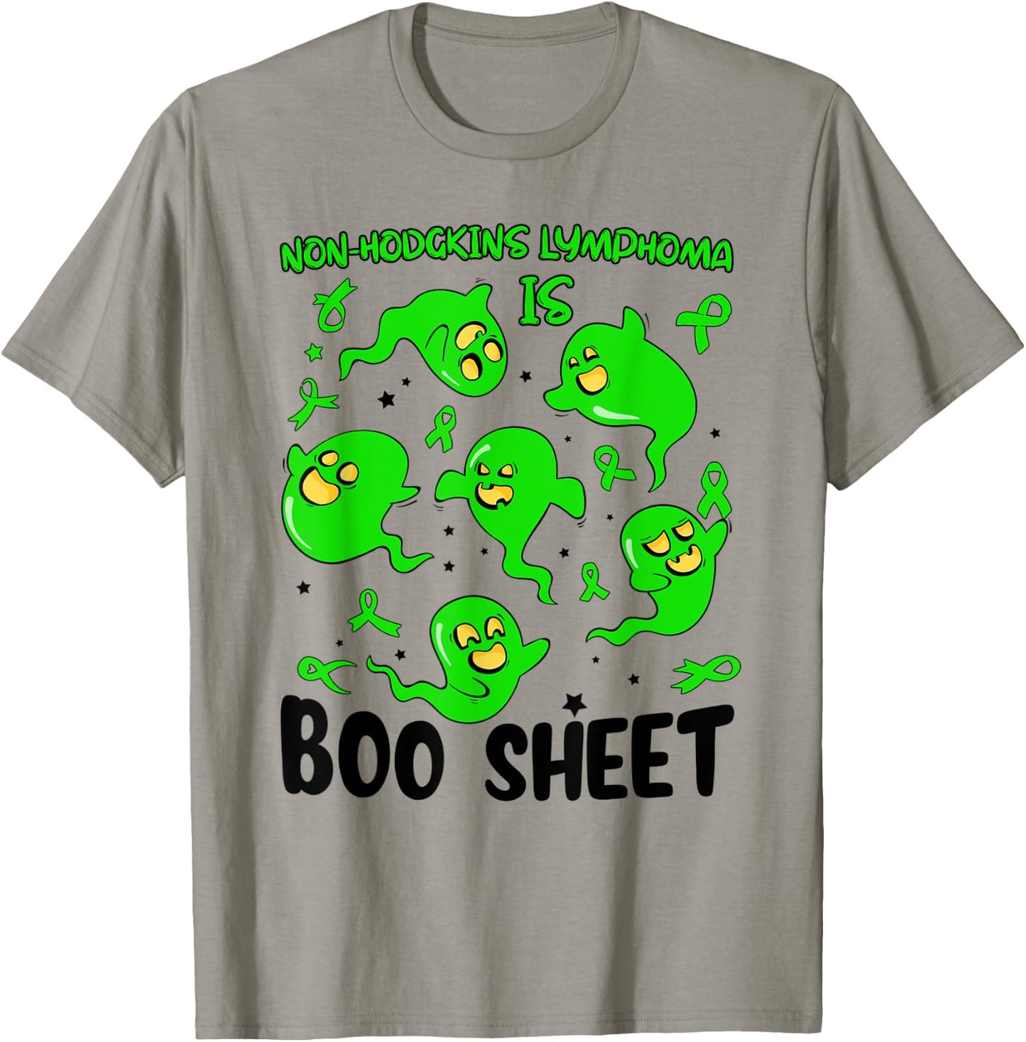 Funny Non Hodgkins Lymphoma Is Boo Sheet Ghost Halloween T-Shirt - T-Shirt | Sand