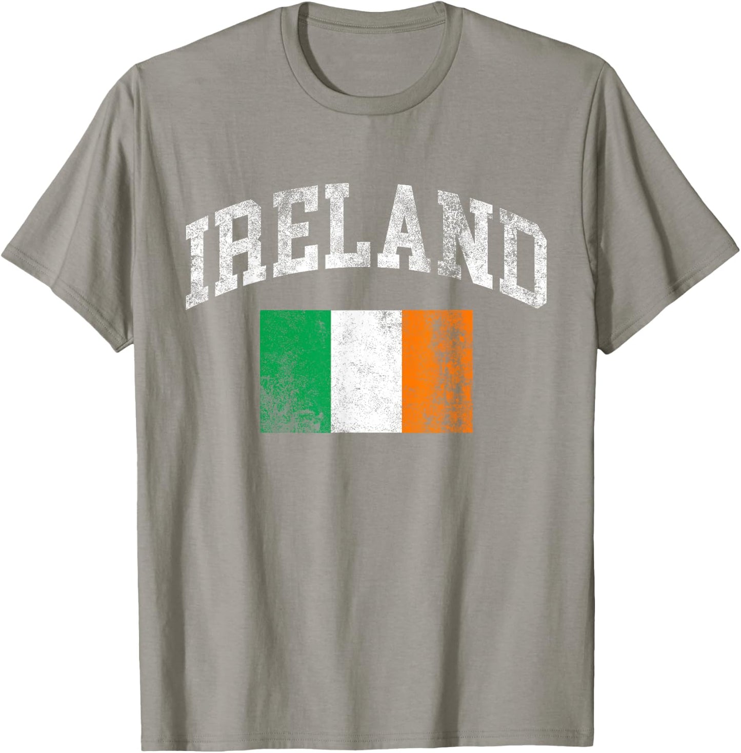 Vintage Ireland Irish Flag St Patrick's Day T-Shirt - T-Shirt | Sand