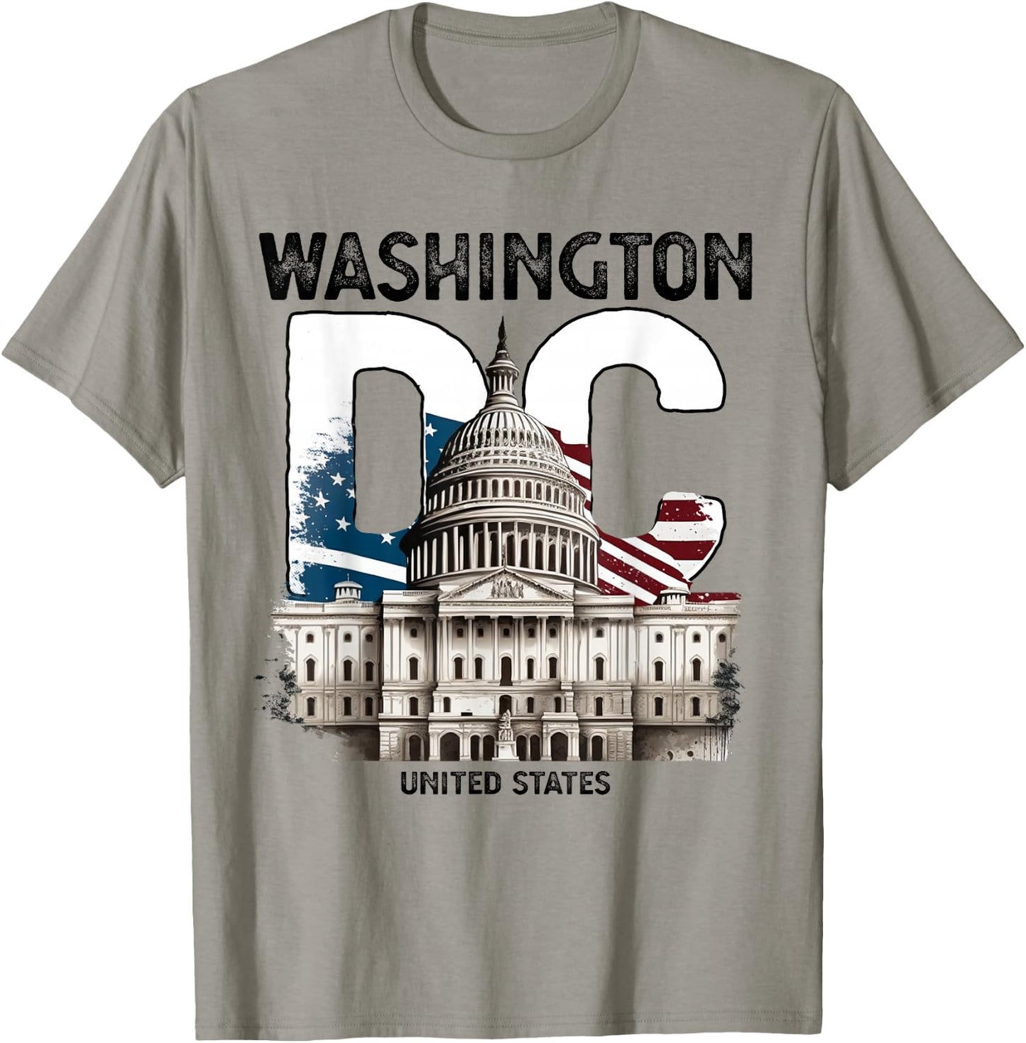 Washington DC Capitol Hill USA Souvenirs Gifts Men Women Kid T-Shirt - T-Shirt | Sand