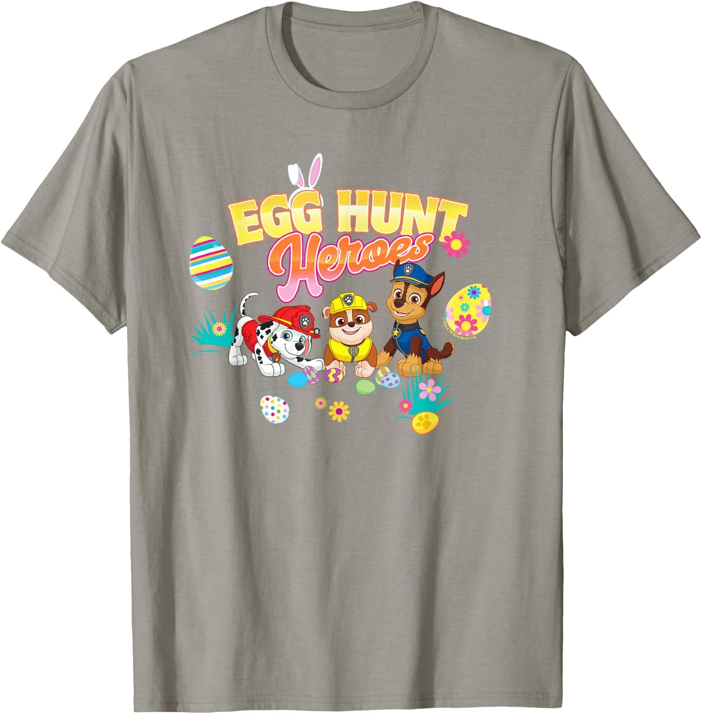 PAW Patrol Easter Egg Hunt Heroes Chase, Rubble And Marshall T-Shirt - T-Shirt | Sand