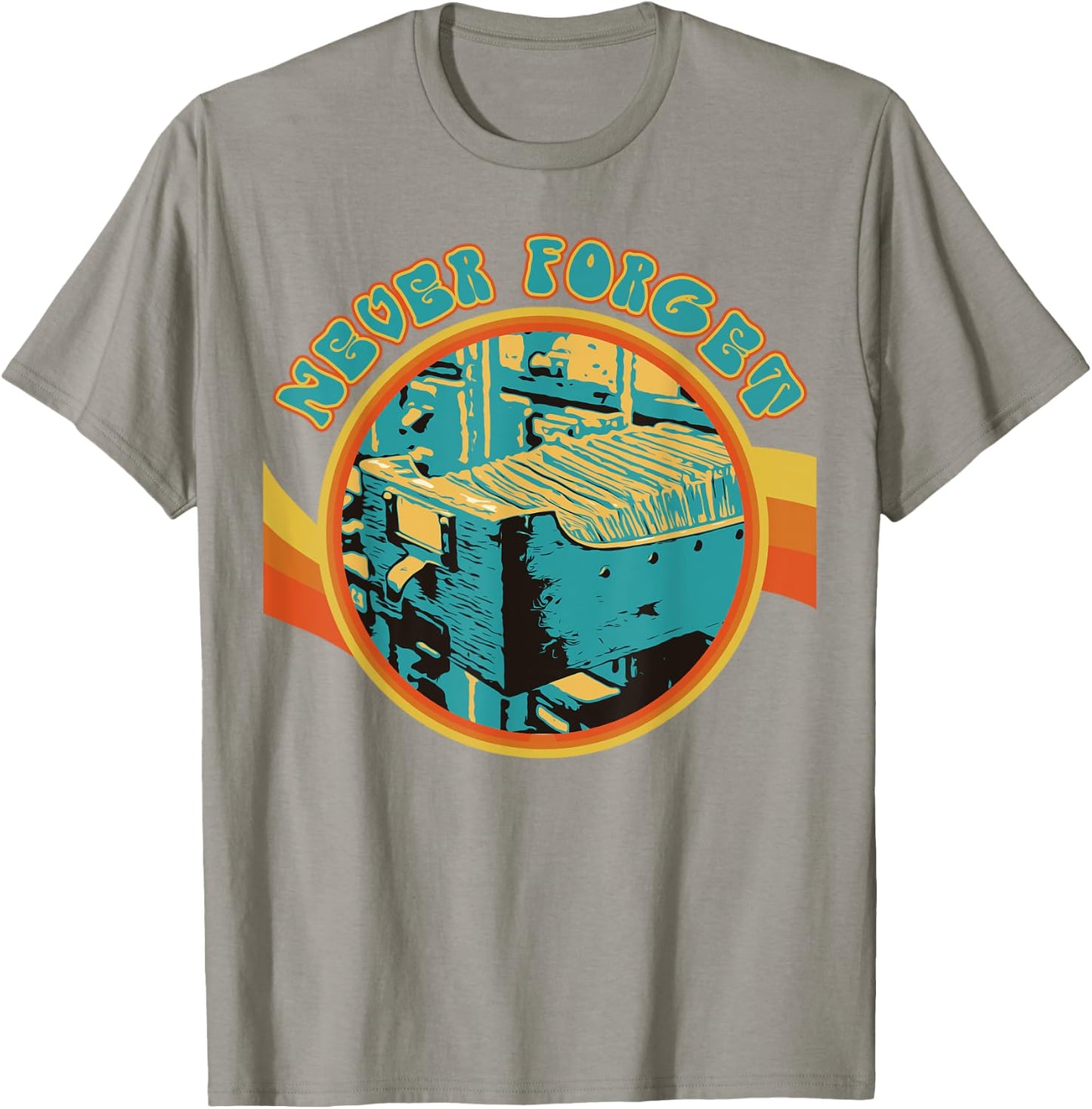 Never Forget The Dewey Decimal System Card Catalog Cabinet T-Shirt - T-Shirt | Sand