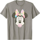 Disney Minnie Mouse Retro Bubblegum Big Face Portrait T-Shirt - T-Shirt | Sand
