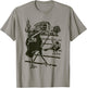 Smoking Grackle Bird T-Shirt - T-Shirt | Sand