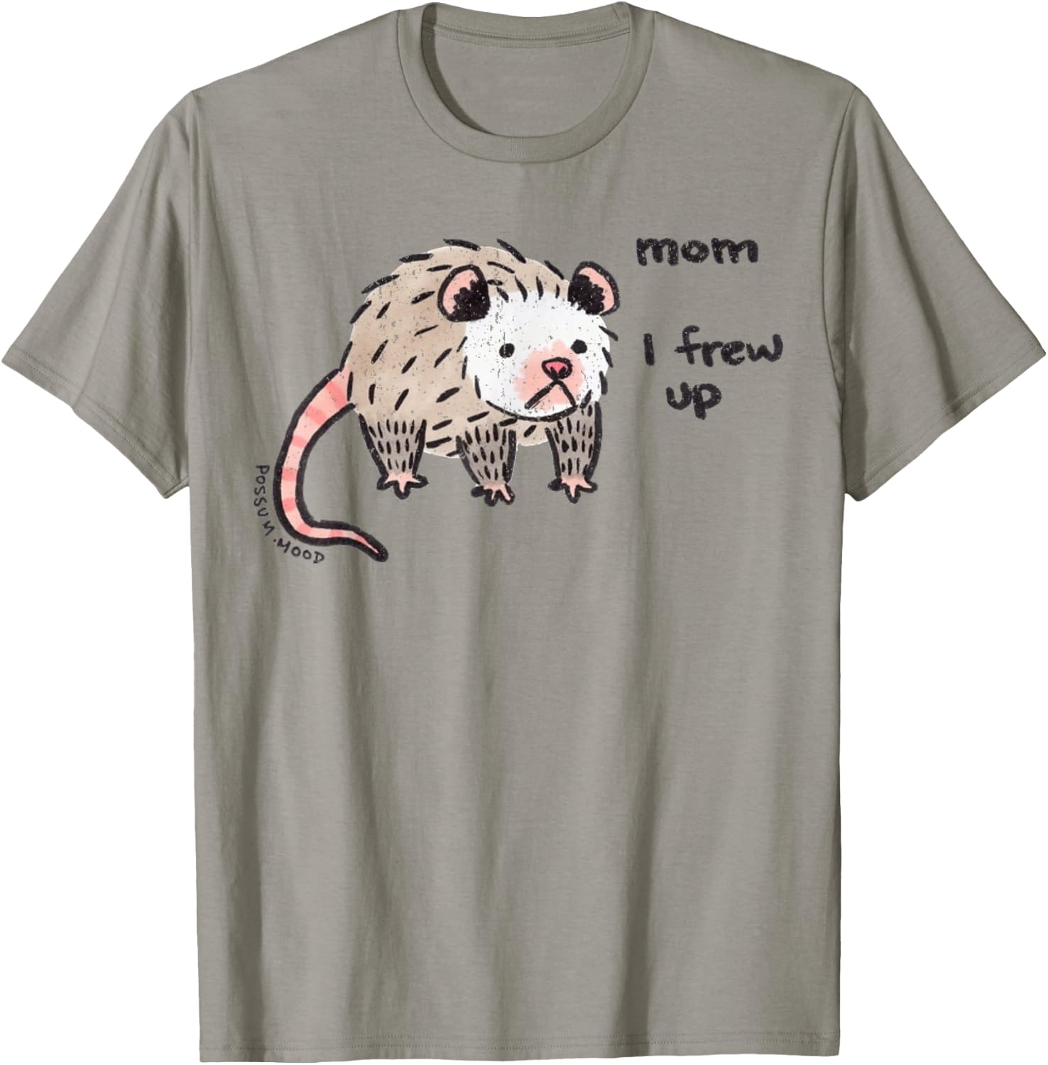 Vintage Mom I Frew Up T-Shirt - T-Shirt | Sand