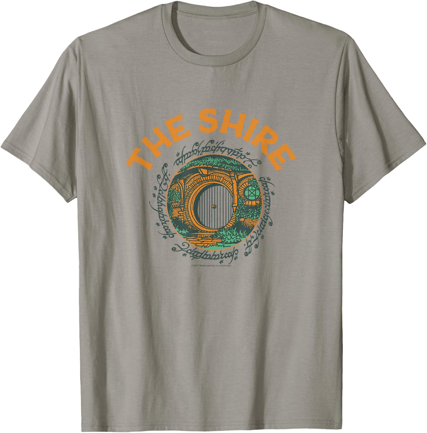 The Lord of the Rings The Shire Hobbit Hole Entrance T-Shirt - T-Shirt | Sand