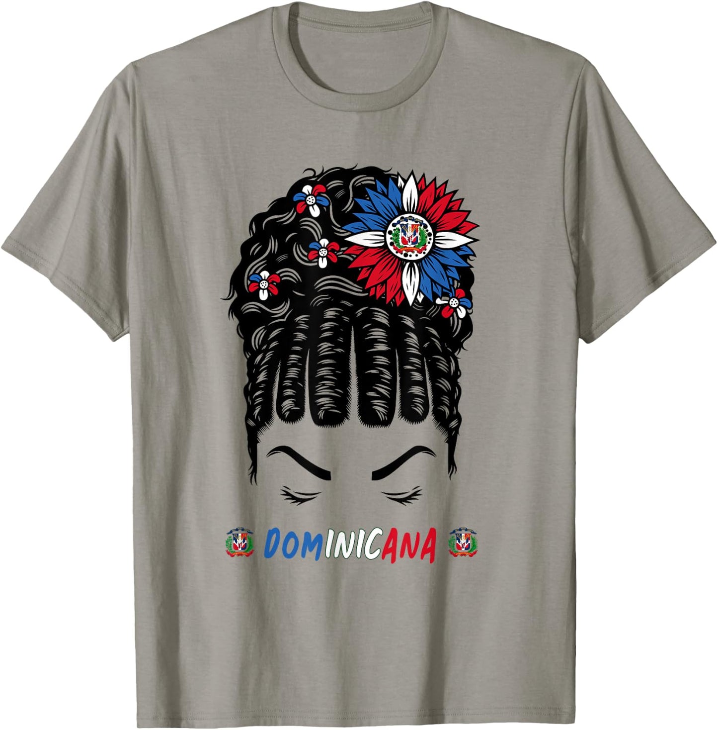Dominican Outfit For Girls & Dominican Republic Flag T-Shirt - T-Shirt | Sand