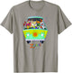WB 100 Looney Tunes Group Shot The Mystery Machine Zoinks! T-Shirt - T-Shirt | Sand