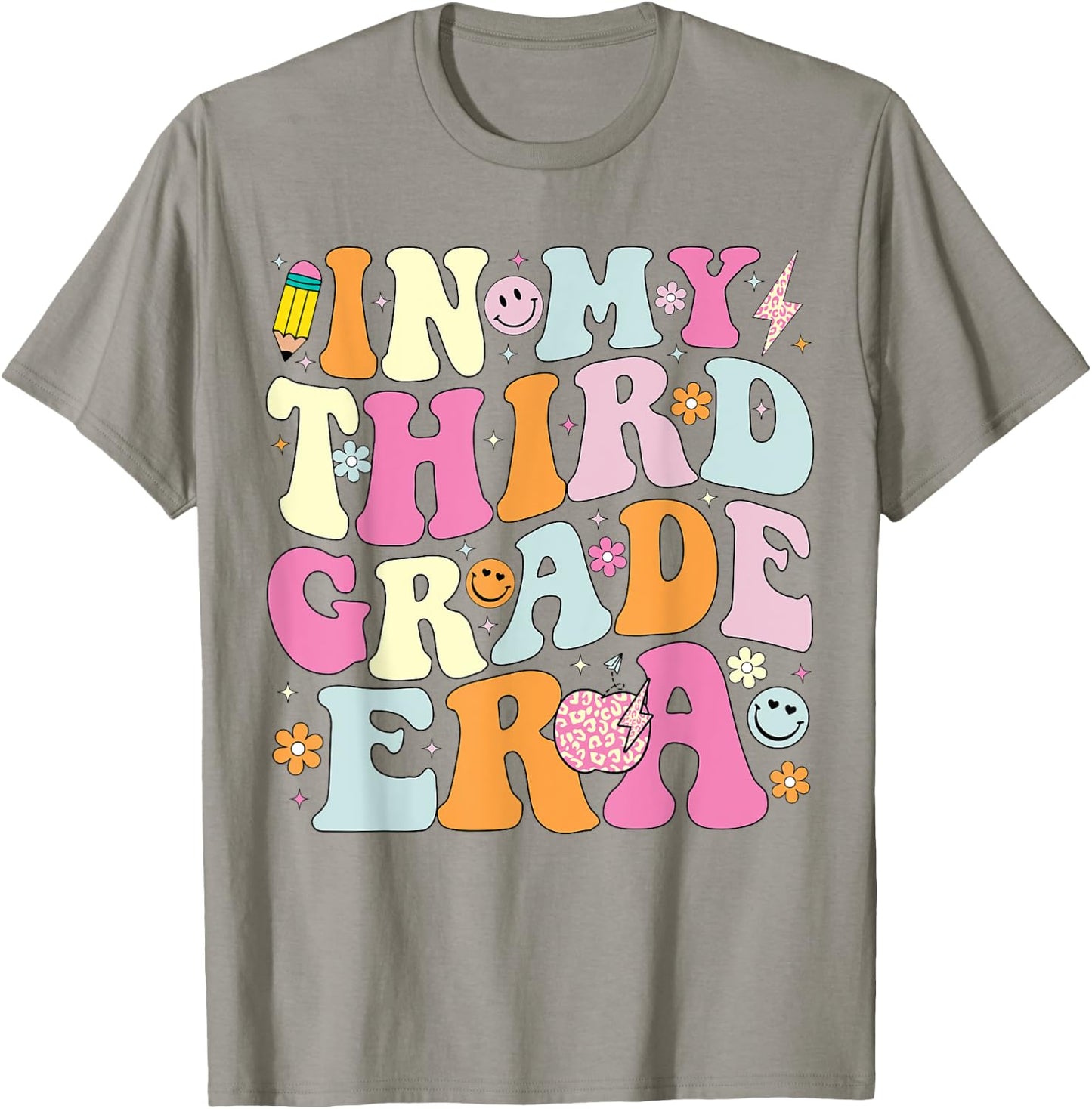In My Third Grade Era 3rd Grade Era Teacher Back to School T-Shirt - T-Shirt | Sand
