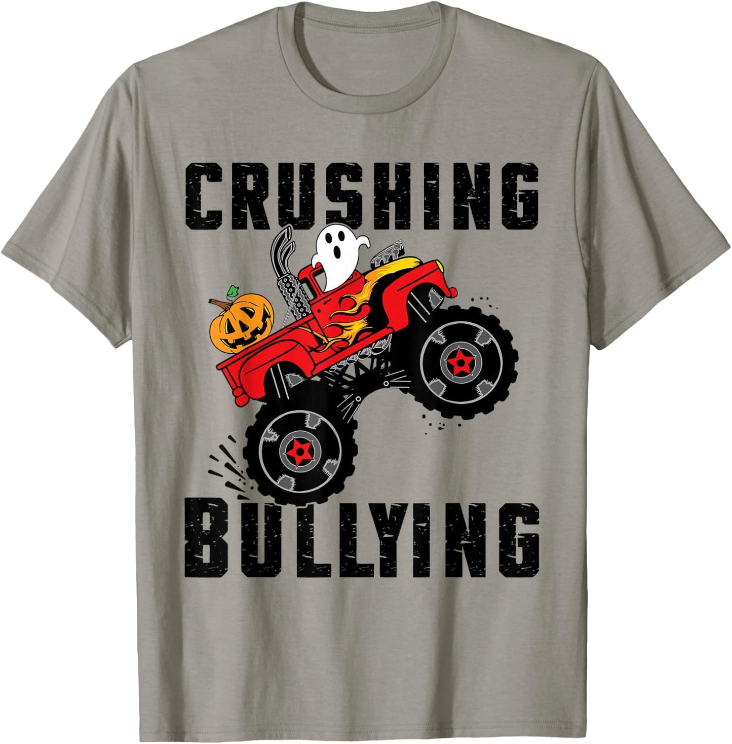 Crushing Bullying Unity Day Halloween Orange Kids Men Women T-Shirt - T-Shirt | Sand