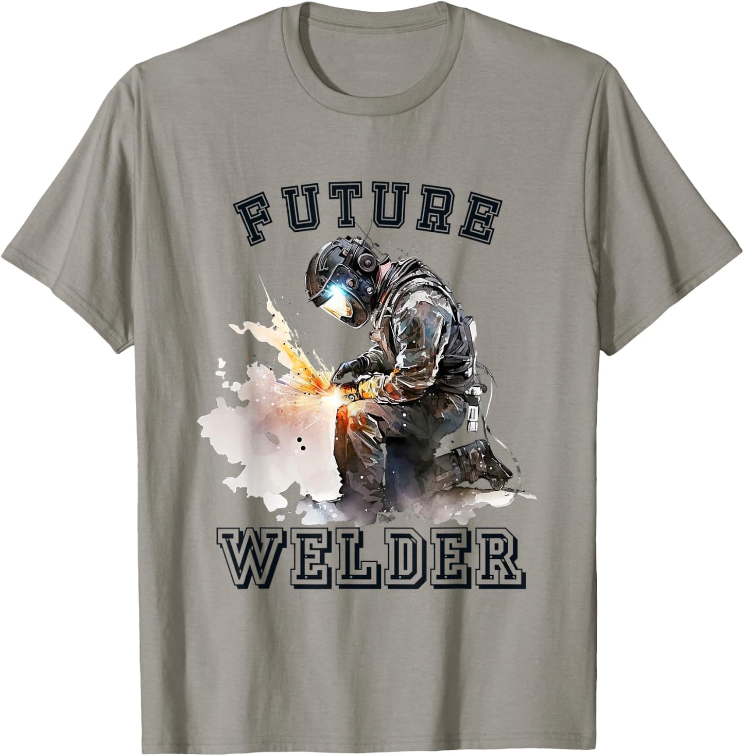 Future Welder Costume Welding Welder for Adults and Kids T-Shirt - T-Shirt | Sand