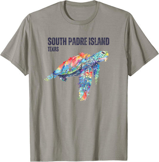 South Padre Island Texas South Padre Sea Turtle T-Shirt - T-Shirt | Sand