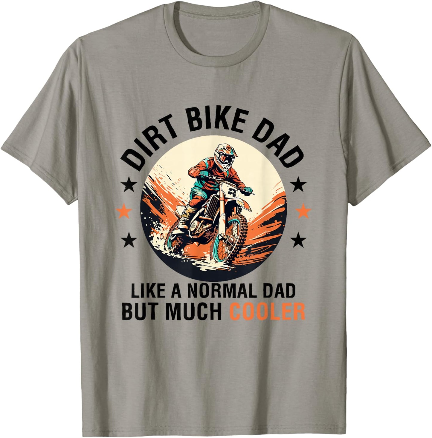 Dirtbike Motocross MX Dirt bike dad T-Shirt - T-Shirt | Sand