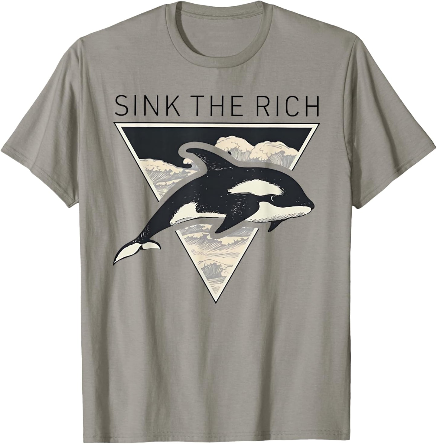 Sink The Rich - Killer Whales T-Shirt - T-Shirt | Sand