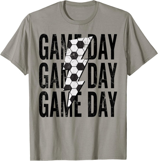 Soccer Mom Leopard Game Day Mother's Day T-Shirt - T-Shirt | Sand